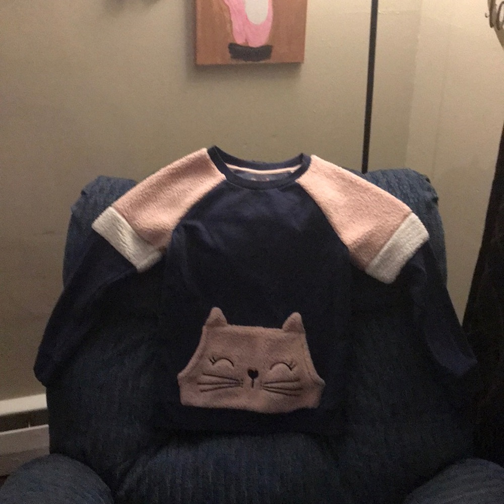 Cat and jacks girl lg sweat shirt